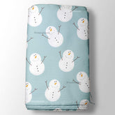 Snow Man Winter Comfortable Kids Printed Fabric